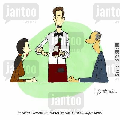 It's called 'Pretentious.' It tastes like crap, but it's $100 per bottle!