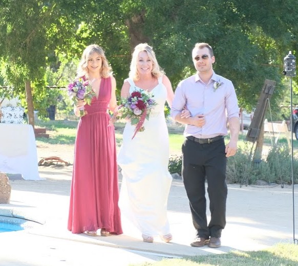 Here comes the bride